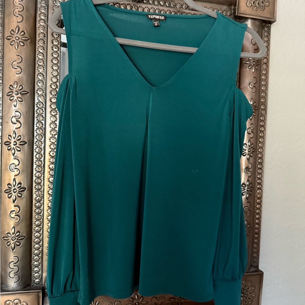 Express Deep Teal Women's Blouse